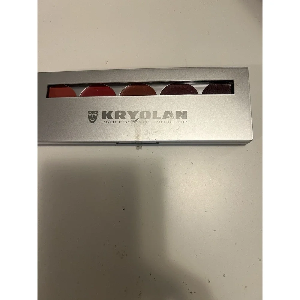 NEW Kryolan Lip Rouge Trio Set-Kit Echo 6 Shades 10 G